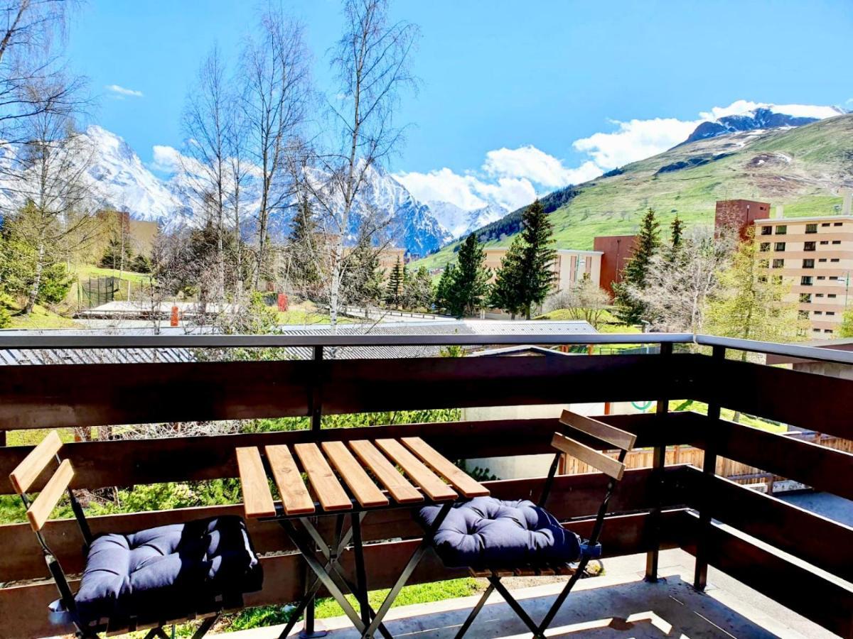 Appartement Cosy 4 Personnes - Charme Et Confort Au Pied Des Pistes レ・デュー・アルプ エクステリア 写真