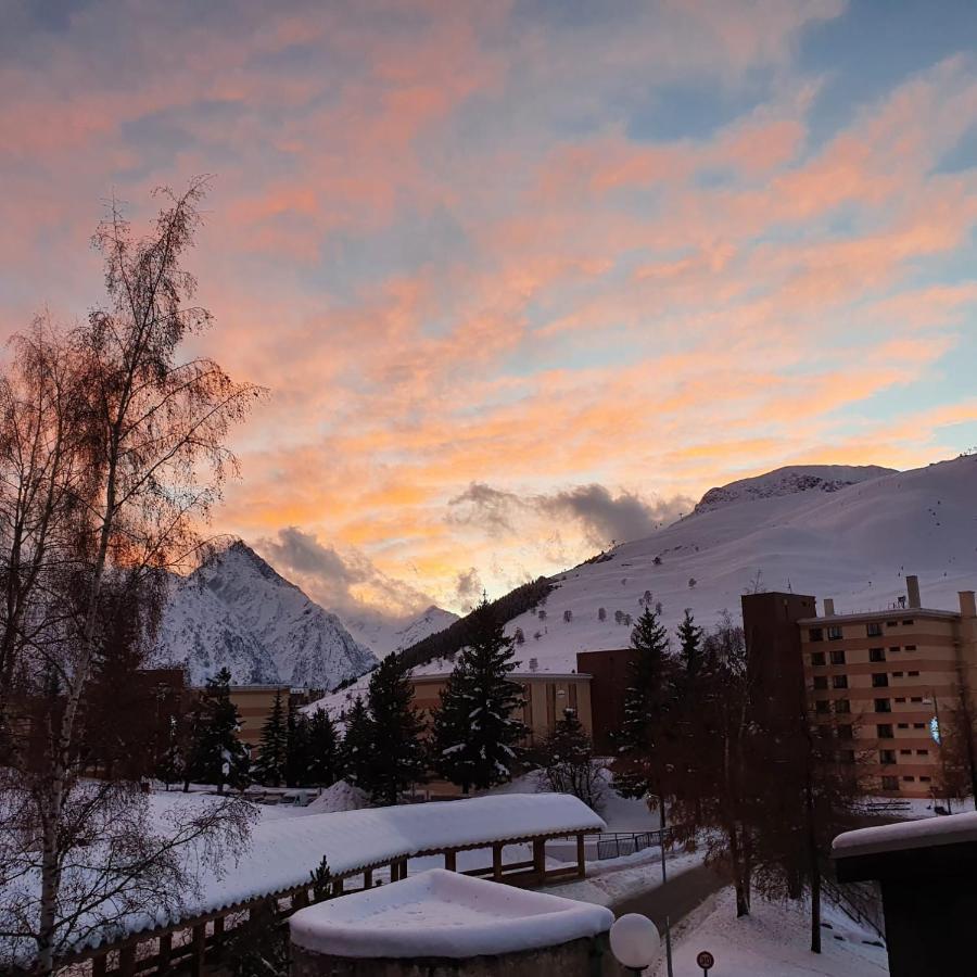 Appartement Cosy 4 Personnes - Charme Et Confort Au Pied Des Pistes レ・デュー・アルプ エクステリア 写真